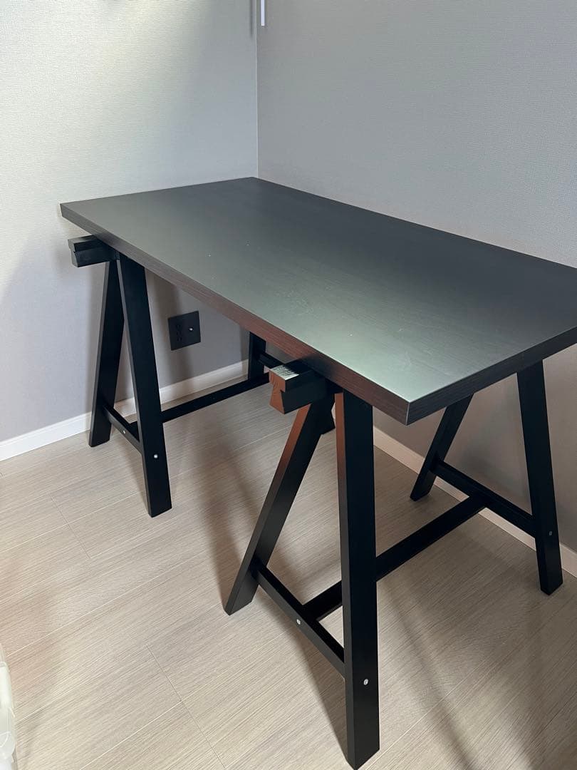 IKEA イケア ODDVALD オッドヴァルド　ブラック　2脚セット　テーブル