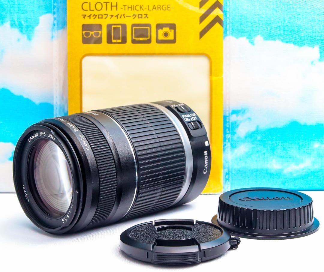 Canon EF-S 55-250mm IS⭐️望遠レンズ⭐️手振れ補正付き！