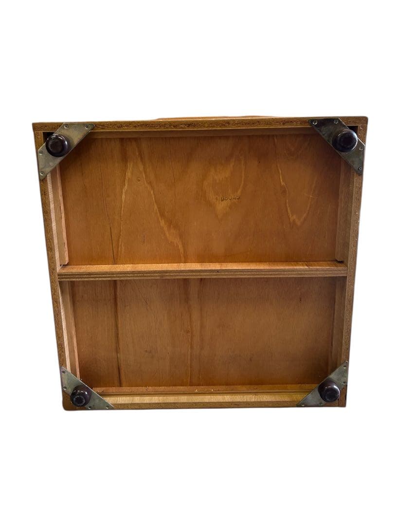 カリモク 60 コーナーボード ★隠しチェスト付 コーナーテーブル ウッド調