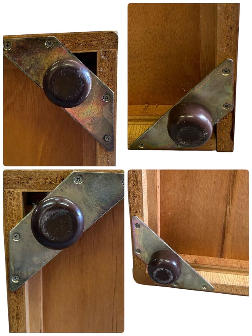 カリモク 60 コーナーボード ★隠しチェスト付 コーナーテーブル ウッド調