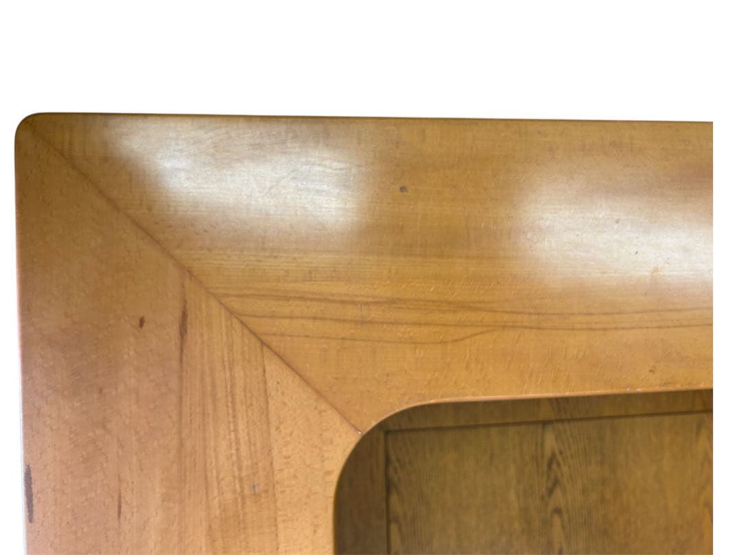 カリモク 60 コーナーボード ★隠しチェスト付 コーナーテーブル ウッド調