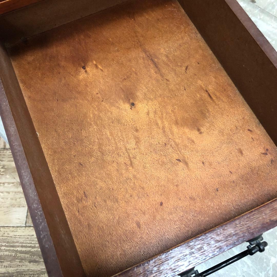 文机　折りたたみ机　アンティーク　和モダン　インテリア