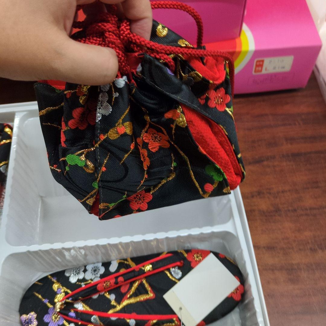 七五三はこせこセット21センチ未使用タグ付き黒