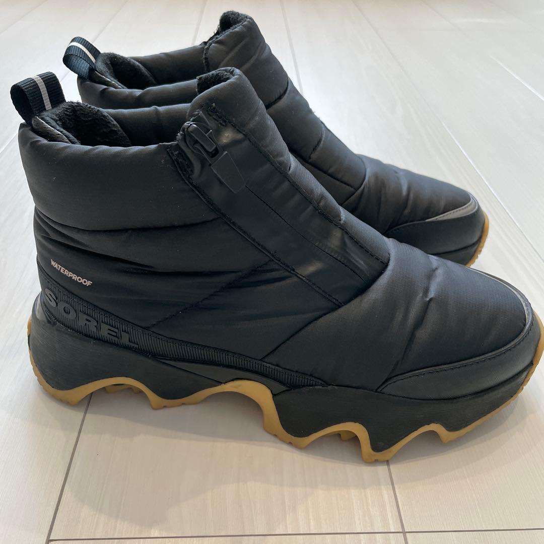 SOREL【美品】キネティックインパクト パフィー ジップ ブーツ 24