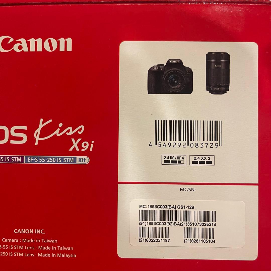 【使用回数10回未満】Canon EOS Kiss X9i