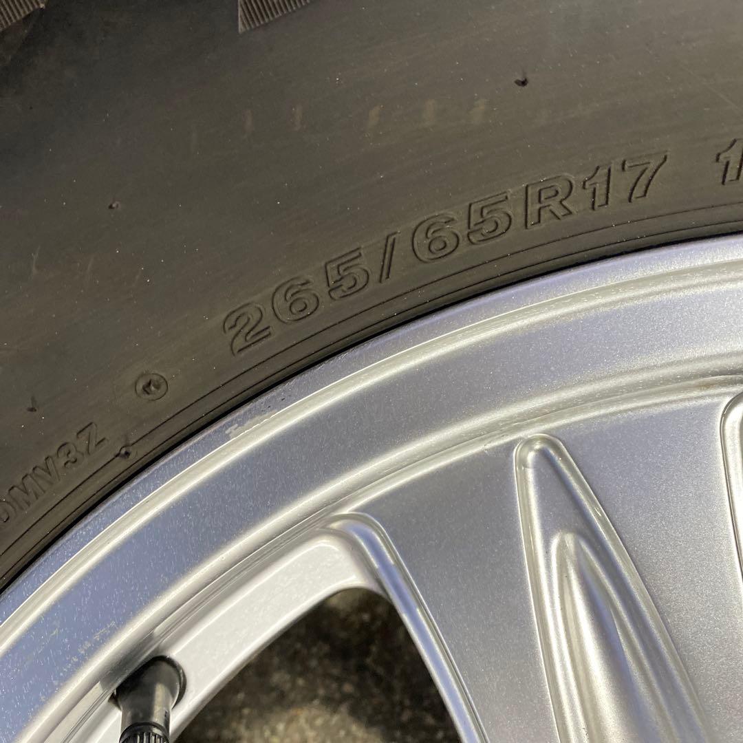 ◇中古溝有りブリザック265/65R17スタッドレスセット　プラド、ハイラックス
