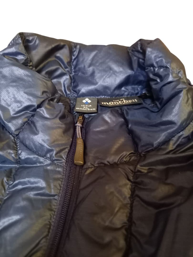 mont‐bell XLネイビーダウンジャケット 2301344 軽量900FP