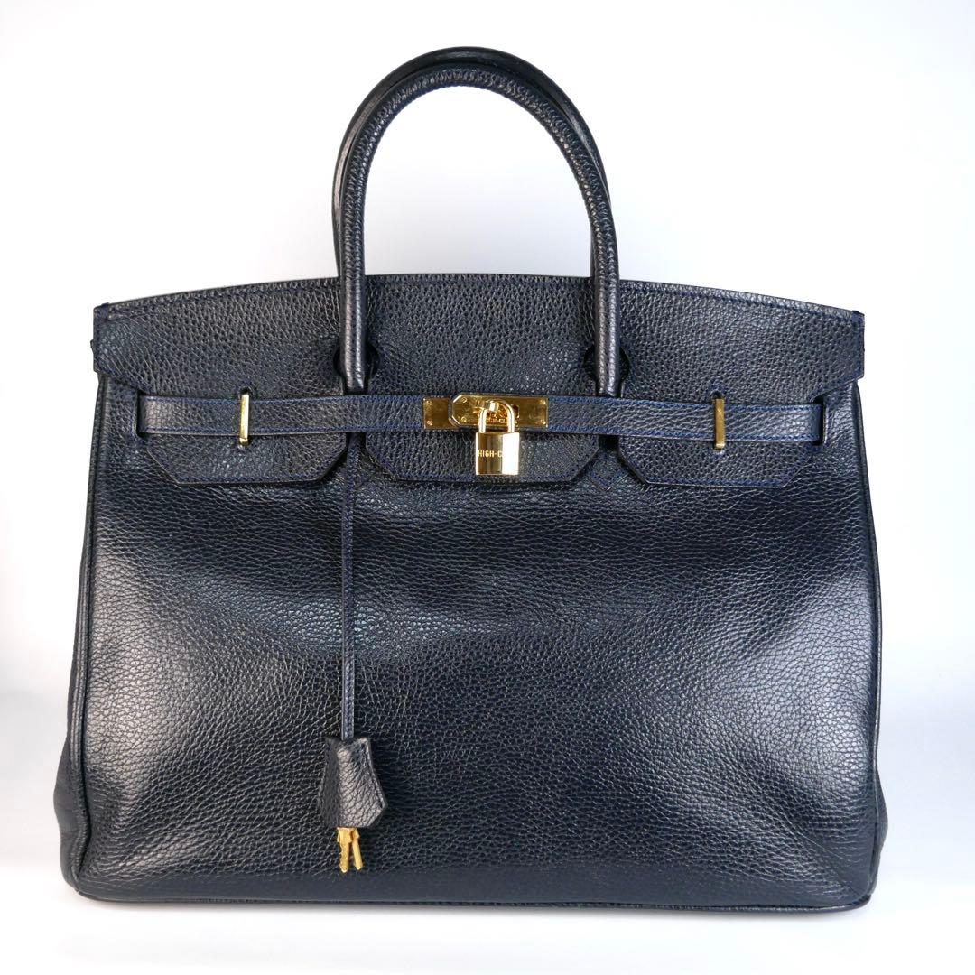 新品保管品✨ HIGH CLASS ハイクラス バッグ ゴールドネイビー 40