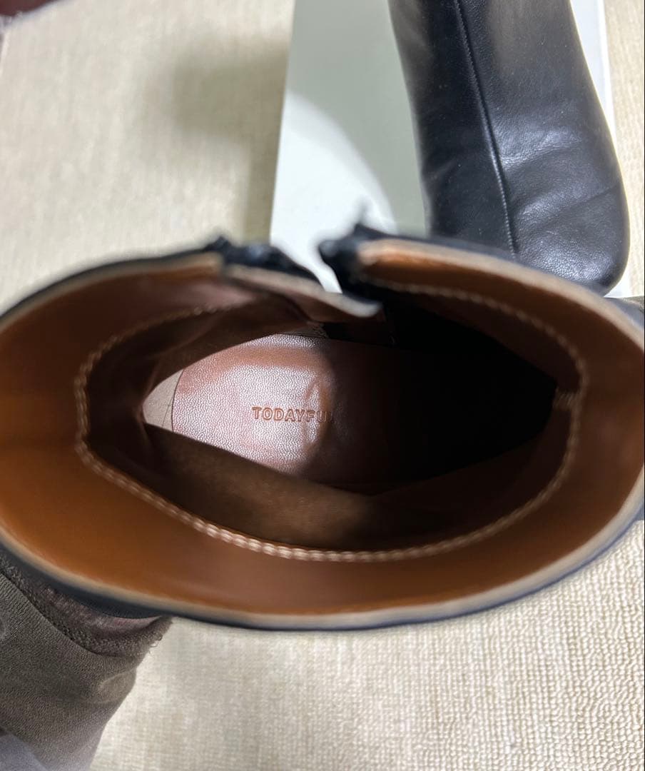 靴 TODAYFUL / Square Short Boots