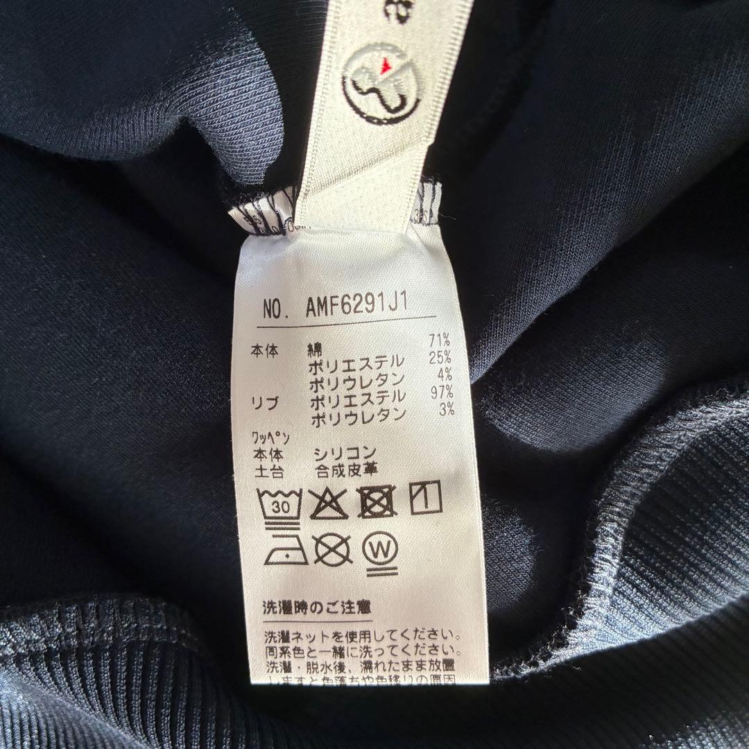 美品 and per se アンパスィ ネイビー スウェット M ゴルフウェア