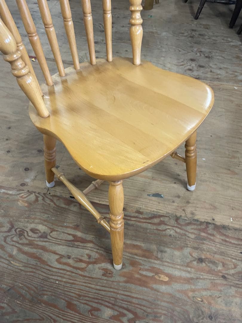 WINDS 太平家具　飛騨　木製　ダイニングチェア ウィンザーチェア　④