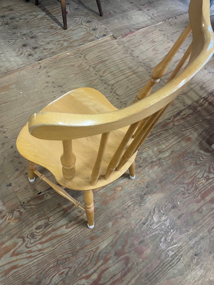 WINDS 太平家具　飛騨　木製　ダイニングチェア ウィンザーチェア　④