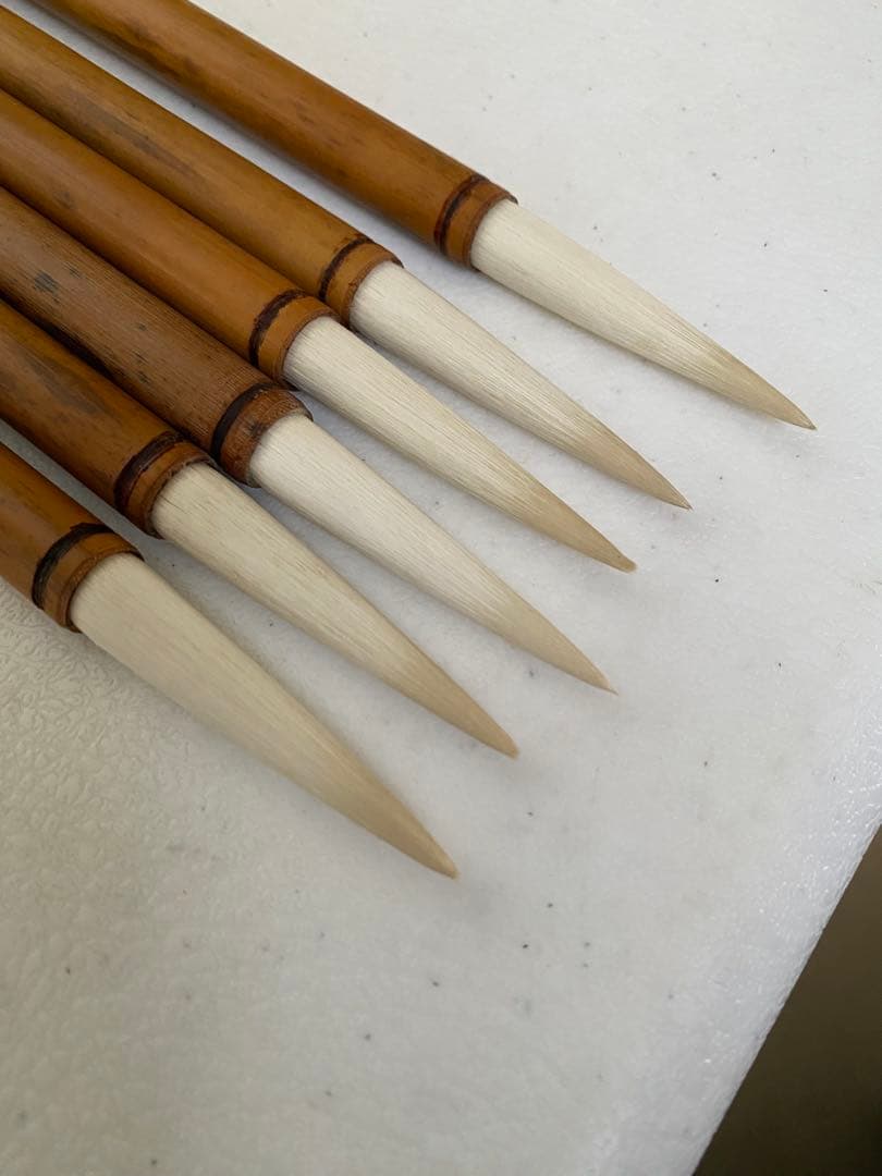 蘇州湖筆　右軍書法　筆　6本　中国筆　古筆