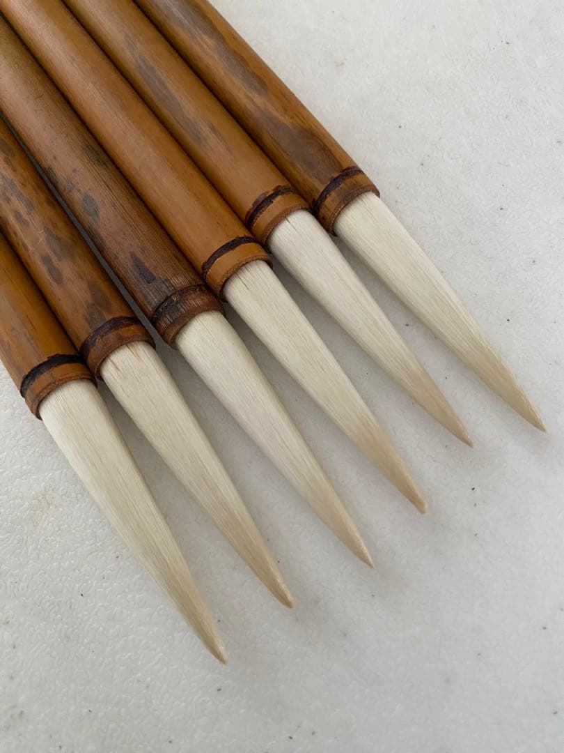 蘇州湖筆　右軍書法　筆　6本　中国筆　古筆