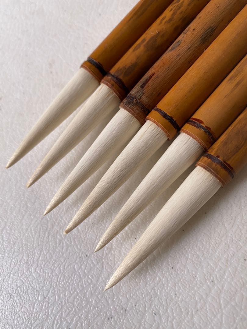 蘇州湖筆　右軍書法　筆　6本　中国筆　古筆