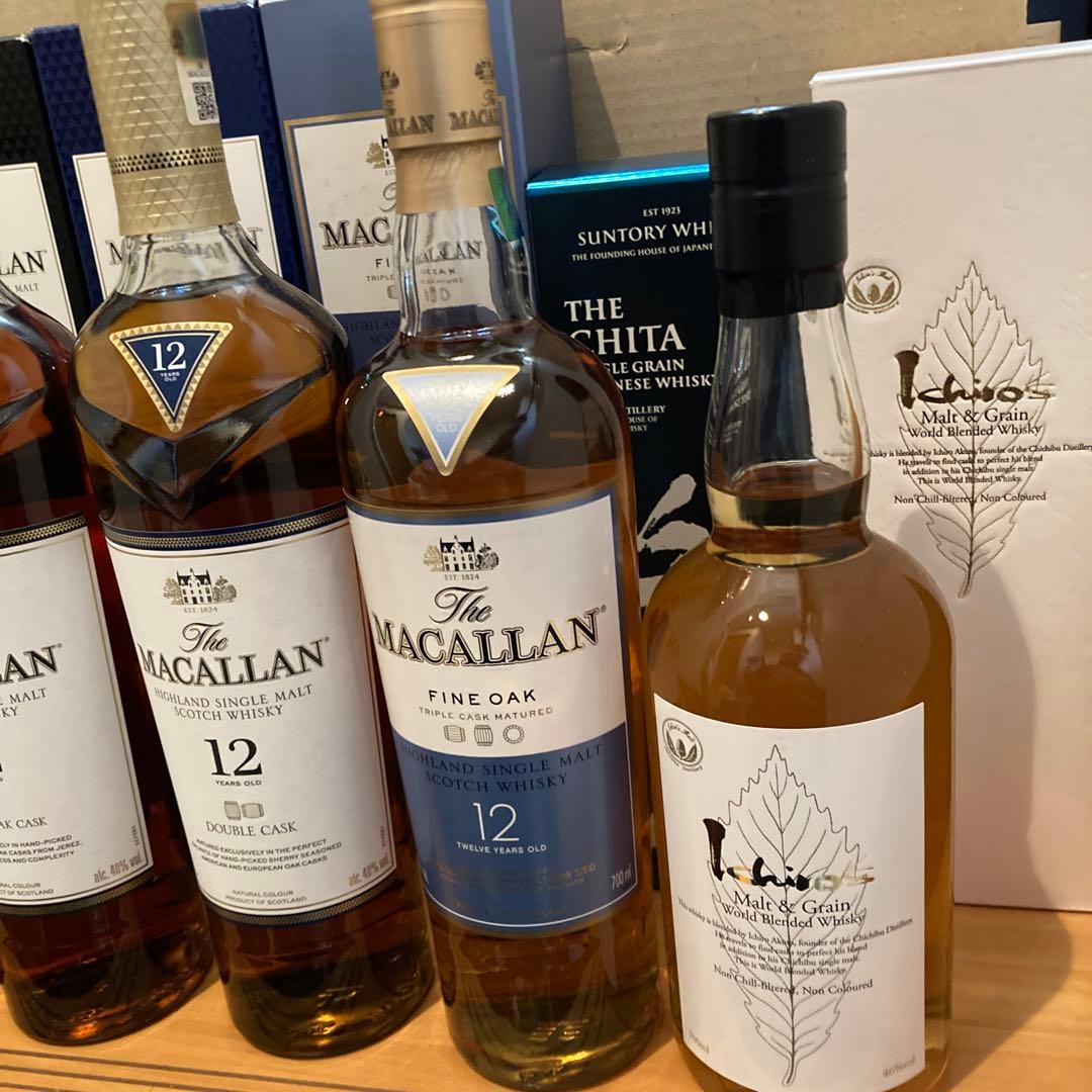 山崎12年白州山崎マッカラン余市宮城峡ウイスキーまとめ売り