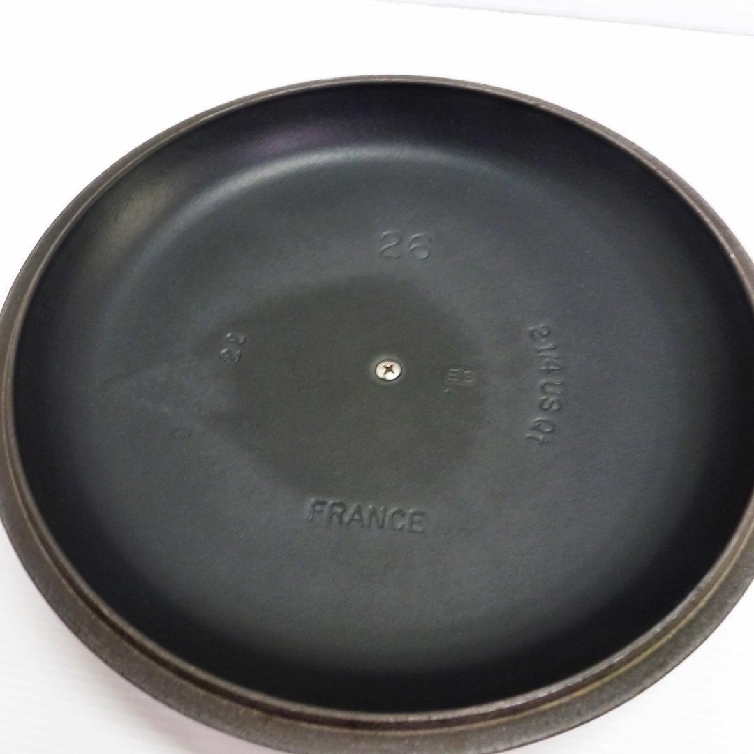 ル・クルーゼ ビュッフェキャセロール 26cm マットブラック