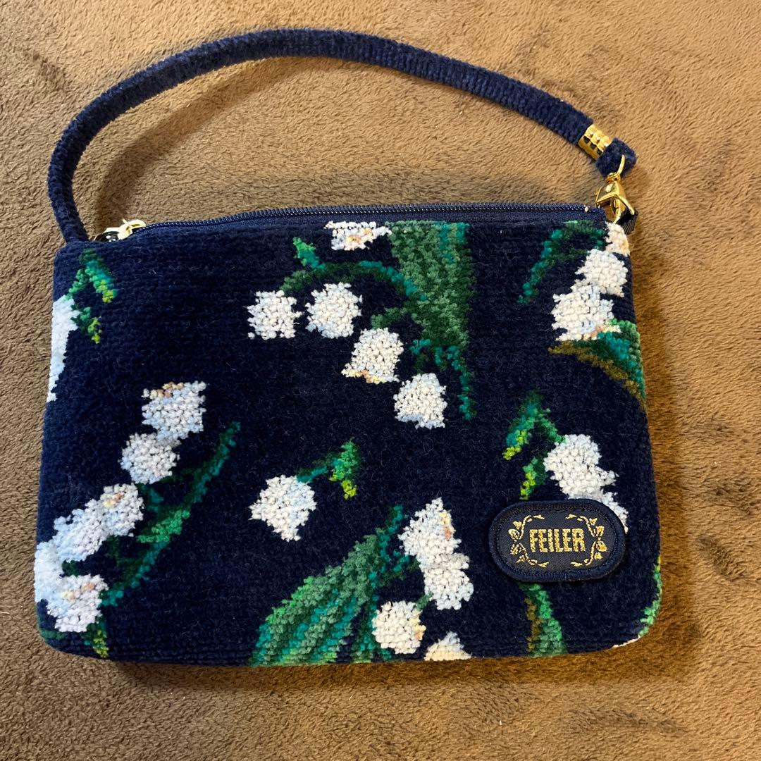 フェイラー　FEALIER すずらん　ポーチとエコバッグ