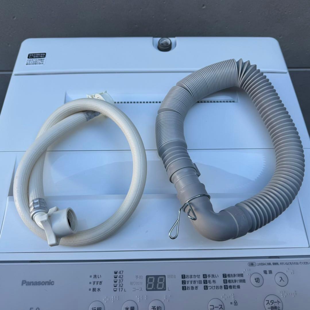 228⭐️2024年製★ほぼ新品★パナソニック　洗濯機　5KG 一人暮らし
