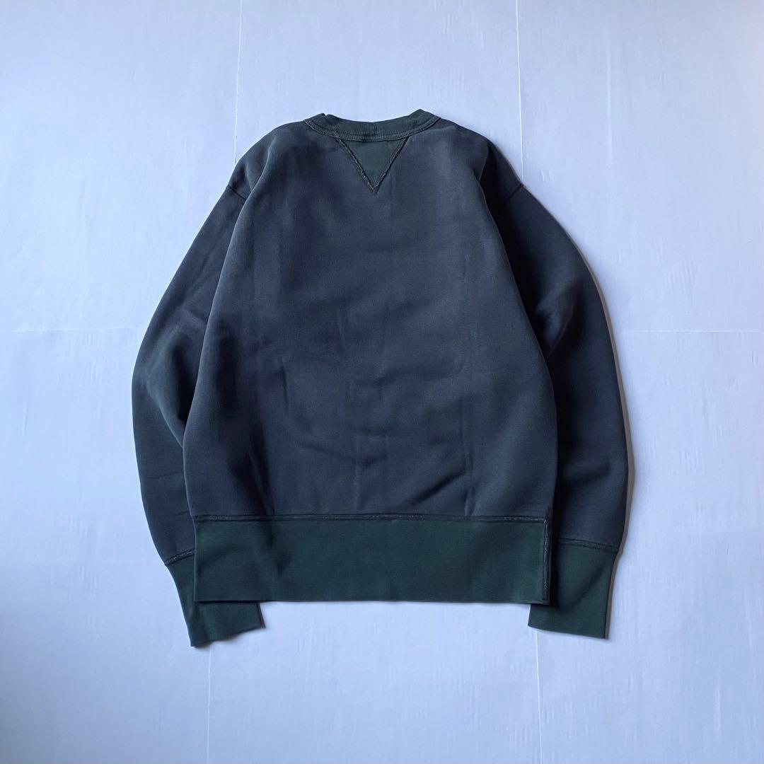 新品未使用タグ付き BARNS ユニオンメイド クルーネックスウエット 日本製