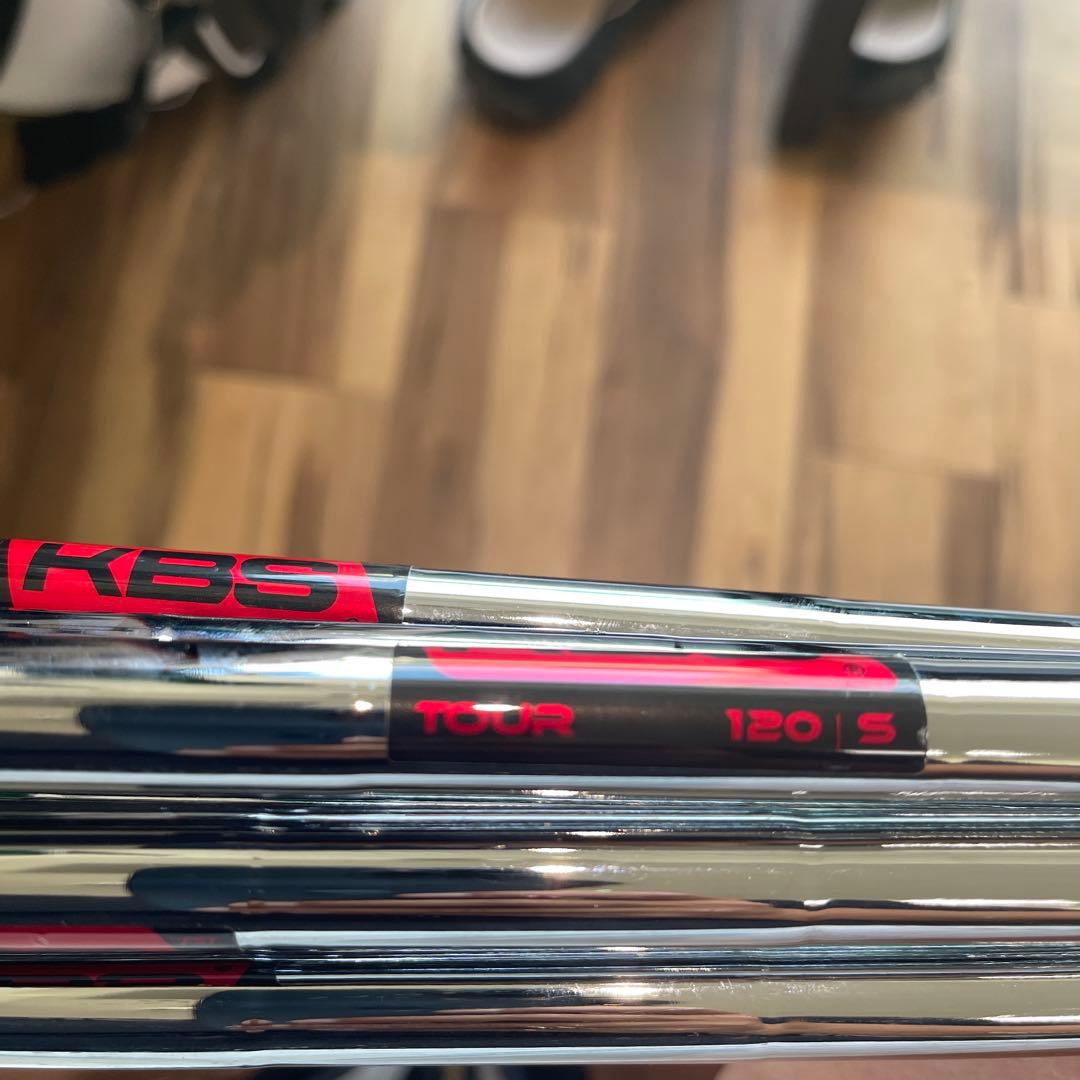 KBS ツアー 120Sシャフト 8本セット(3,4,5,6,7,8,9,P)