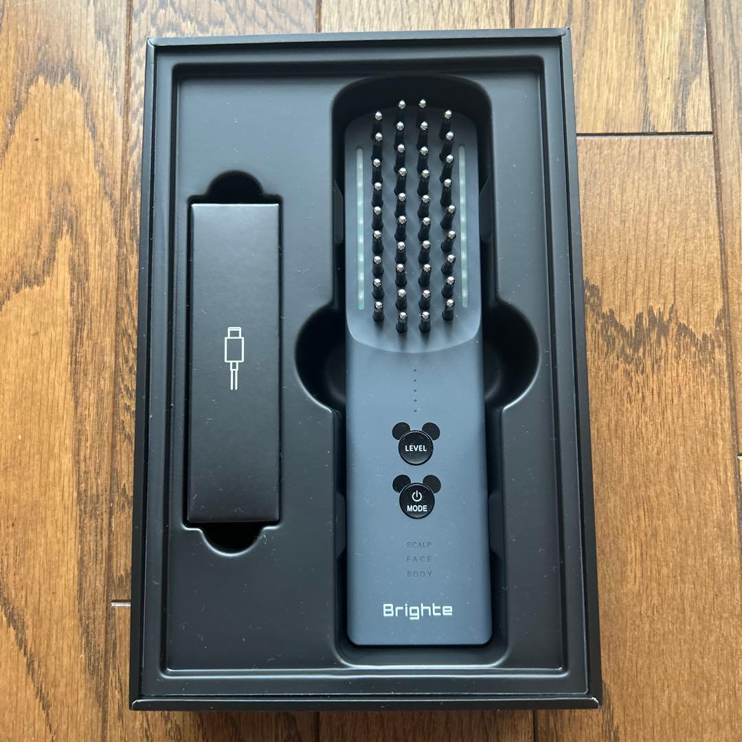 【限定】Brighteミッキーデザイン！　エレキブラシ 美顔器