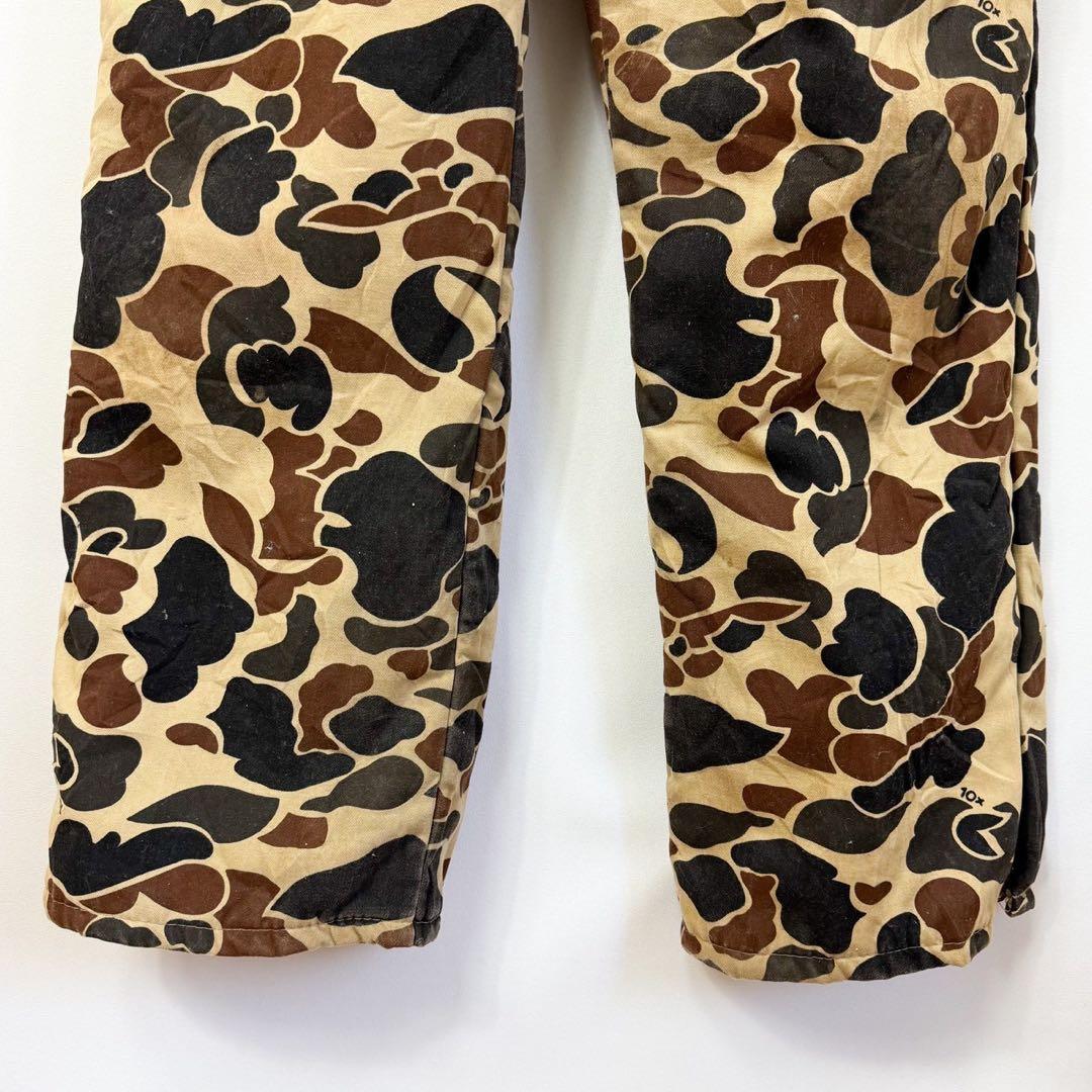 80s 10X USA製 ダックハンターカモ つなぎ オーバーオール S48b