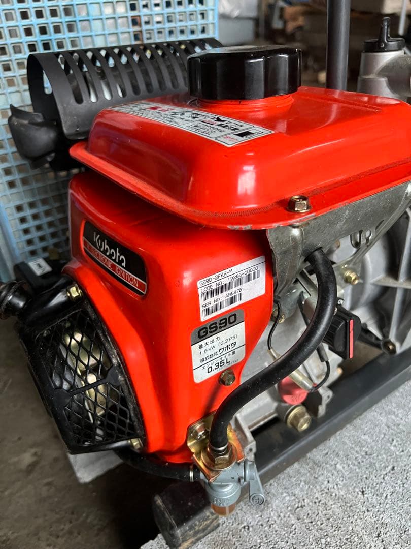整備済⭐︎クボタ GS90 ガソリンエンジンポンプ MP2520E即戦力！ 灌水