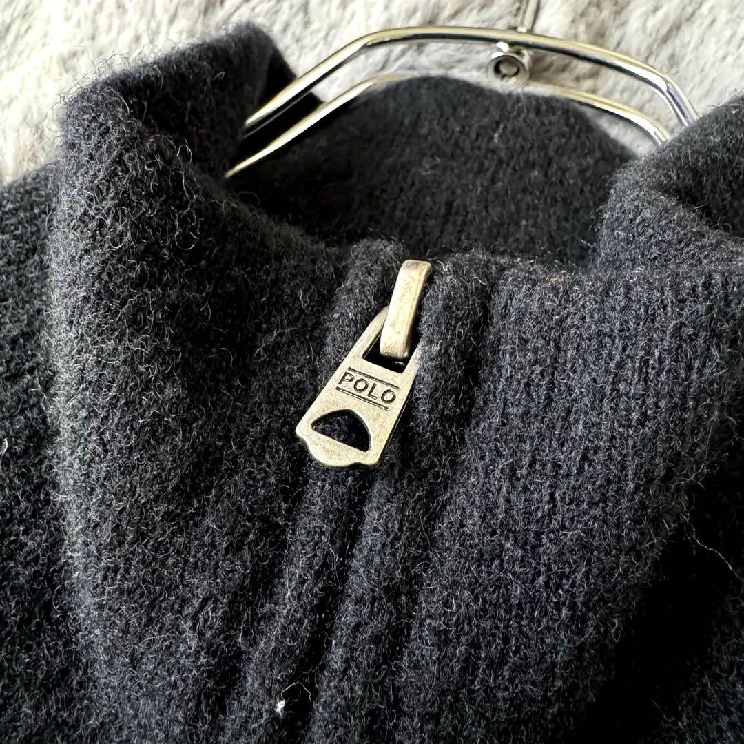Polo by Ralph Lauren ブラック ドライバーズニット Mサイズ