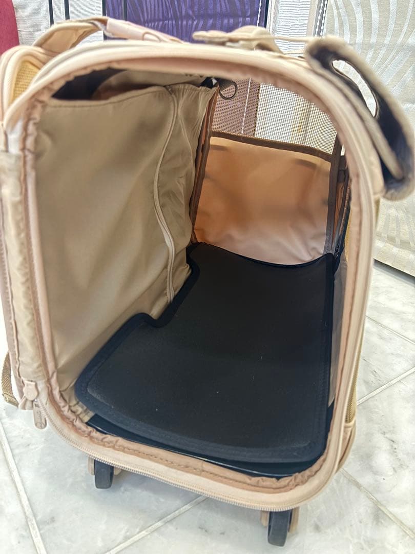 OFT ペットキャリー　ピンクベージュ