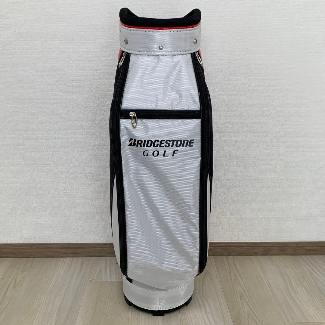 新品★ブリヂストン ゴルフバック キャディバック 9型CBG21Y ホワイト