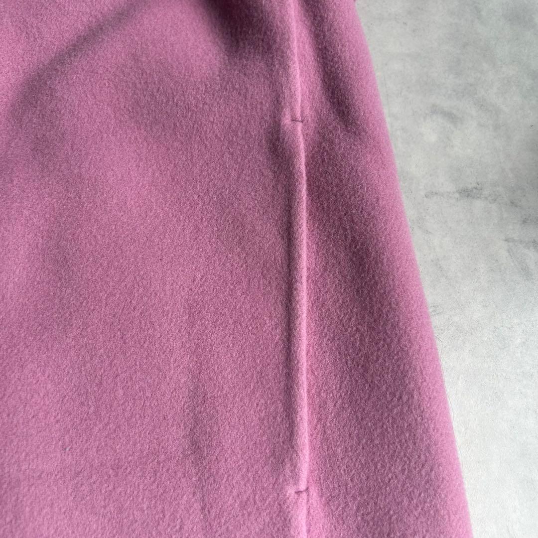 ルルウィルビー 24AW シャルムビーバーリバーミドルコート マフラー ベルト