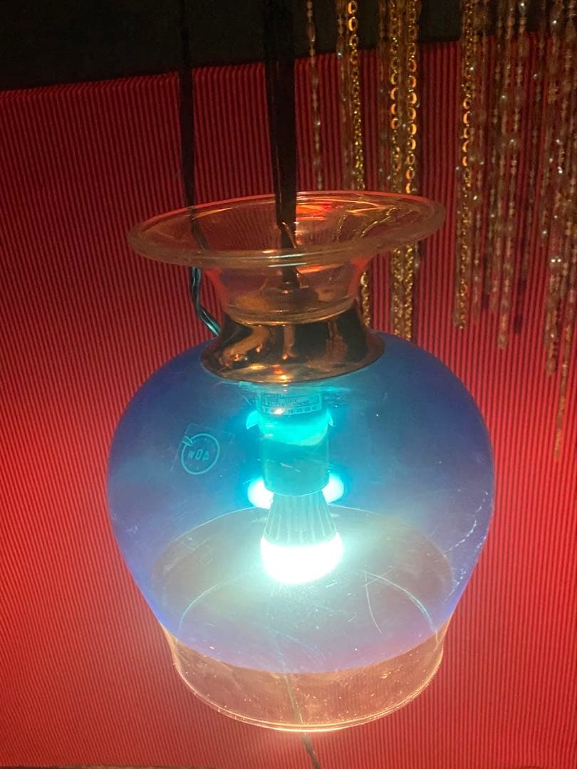 昭和レトロ 照明 コンセント 青 ブルー 松下電工 ヴィンテージ ナショナル