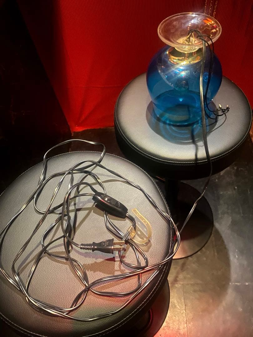 昭和レトロ 照明 コンセント 青 ブルー 松下電工 ヴィンテージ ナショナル