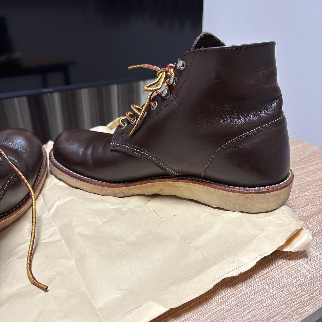 値下げ美品Red Wing 8132 ブラウン ワークブーツ 8.5