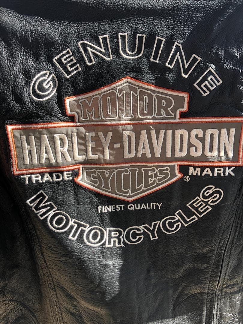 [在庫処分] 新品 Harley-Davidson ブラック レザージャケットM