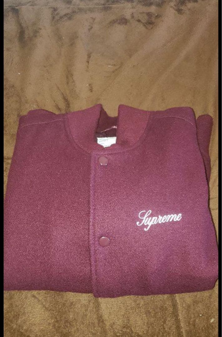 ジャケット・アウター Supreme Wool Varsity Crew Jacket 2015