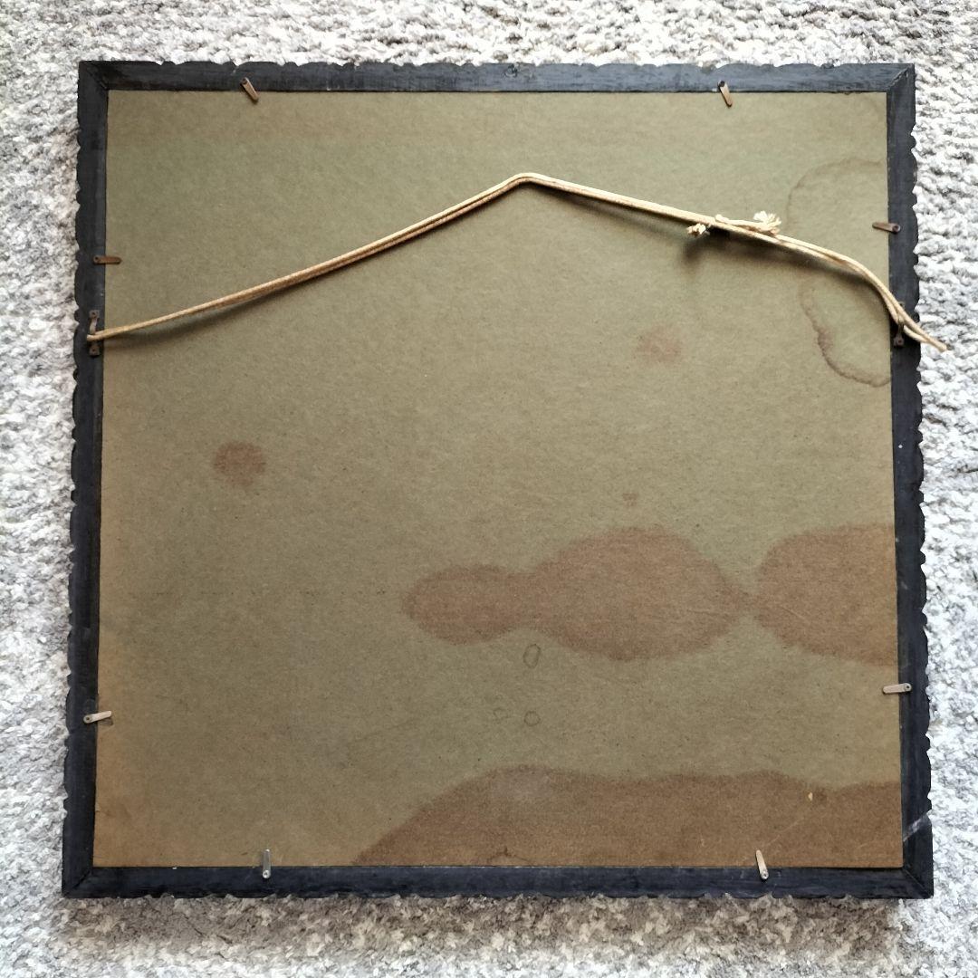 戸塚刺繍　花柄刺繍アート フレーム付き