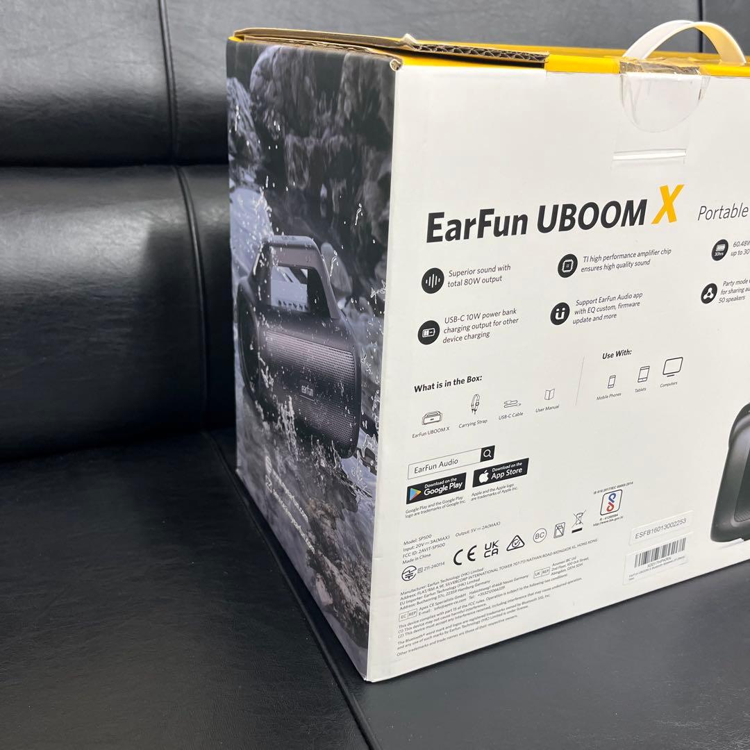 新品　EarFun UBOOM X ワイヤレス Bluetooth スピーカー