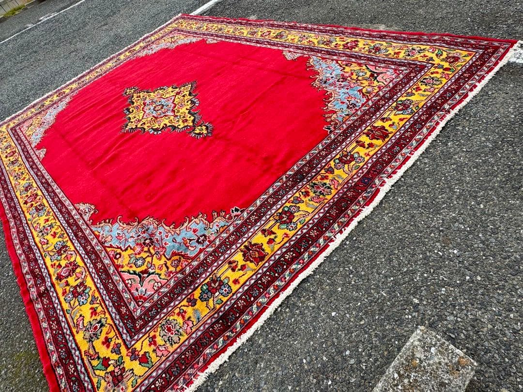 カーシャーン ペルシャ絨毯 手織り 絨毯 (イラン)