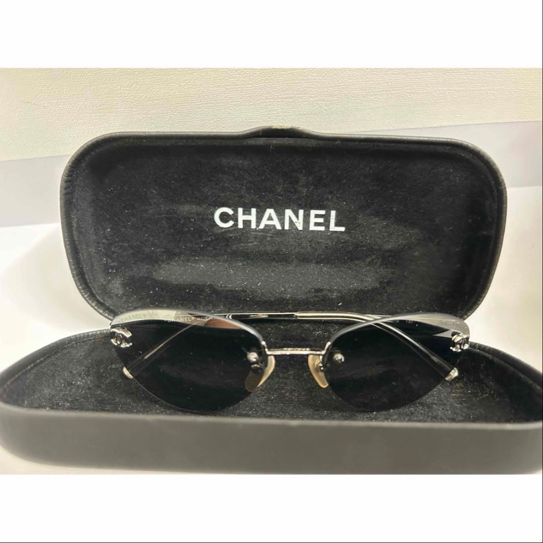 ⭐️24時間タイムセール⭐️CHANEL シルバー サングラス 4003 シャネル