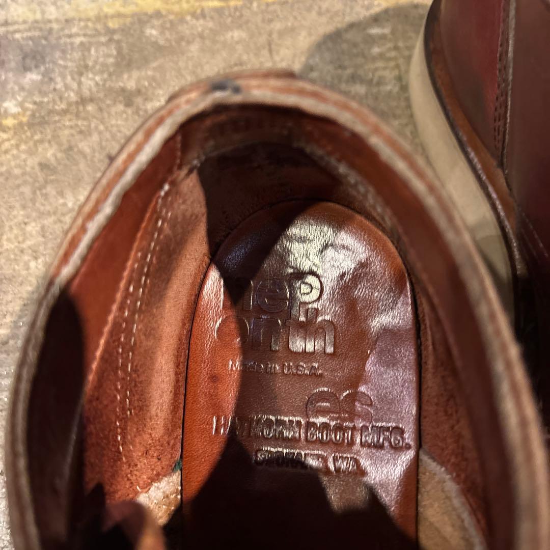 ハソーン　ネペンテス別注　オックスフォードブーツ　8 1/2 茶色　ブラウン