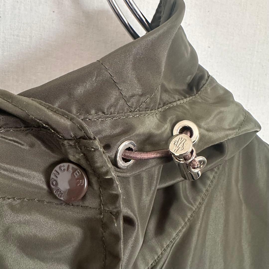 〈 MONCLER 〉Nylon Long Hooded Spring