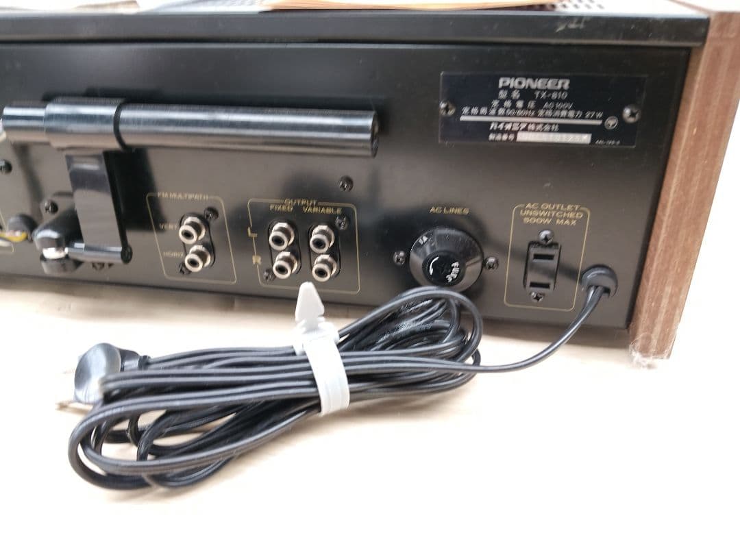 パイオニ　ステレオ　チューナーTX-810新品未使用(よ30)