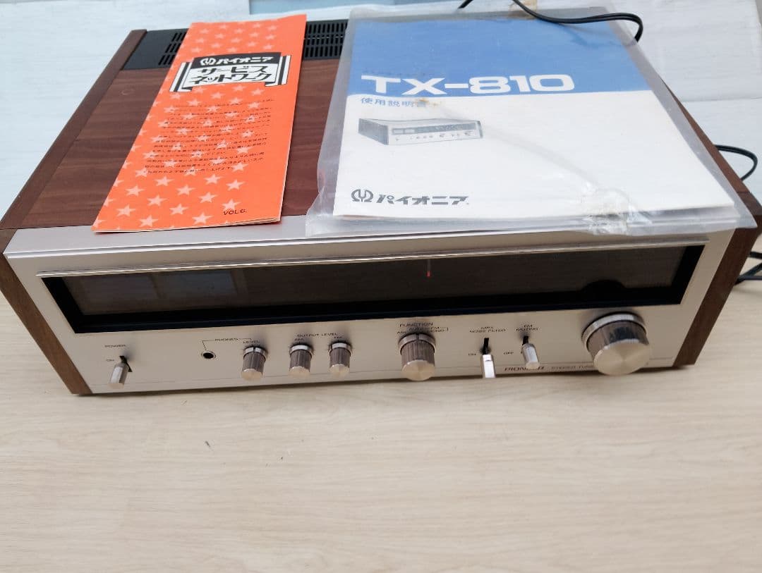 パイオニ　ステレオ　チューナーTX-810新品未使用(よ30)