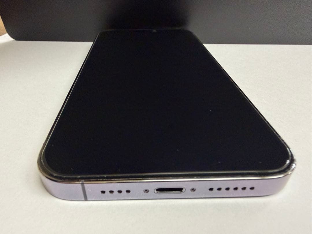 iPhone 14ProMax 256GB ディープパープル美品MQ9E3J/A