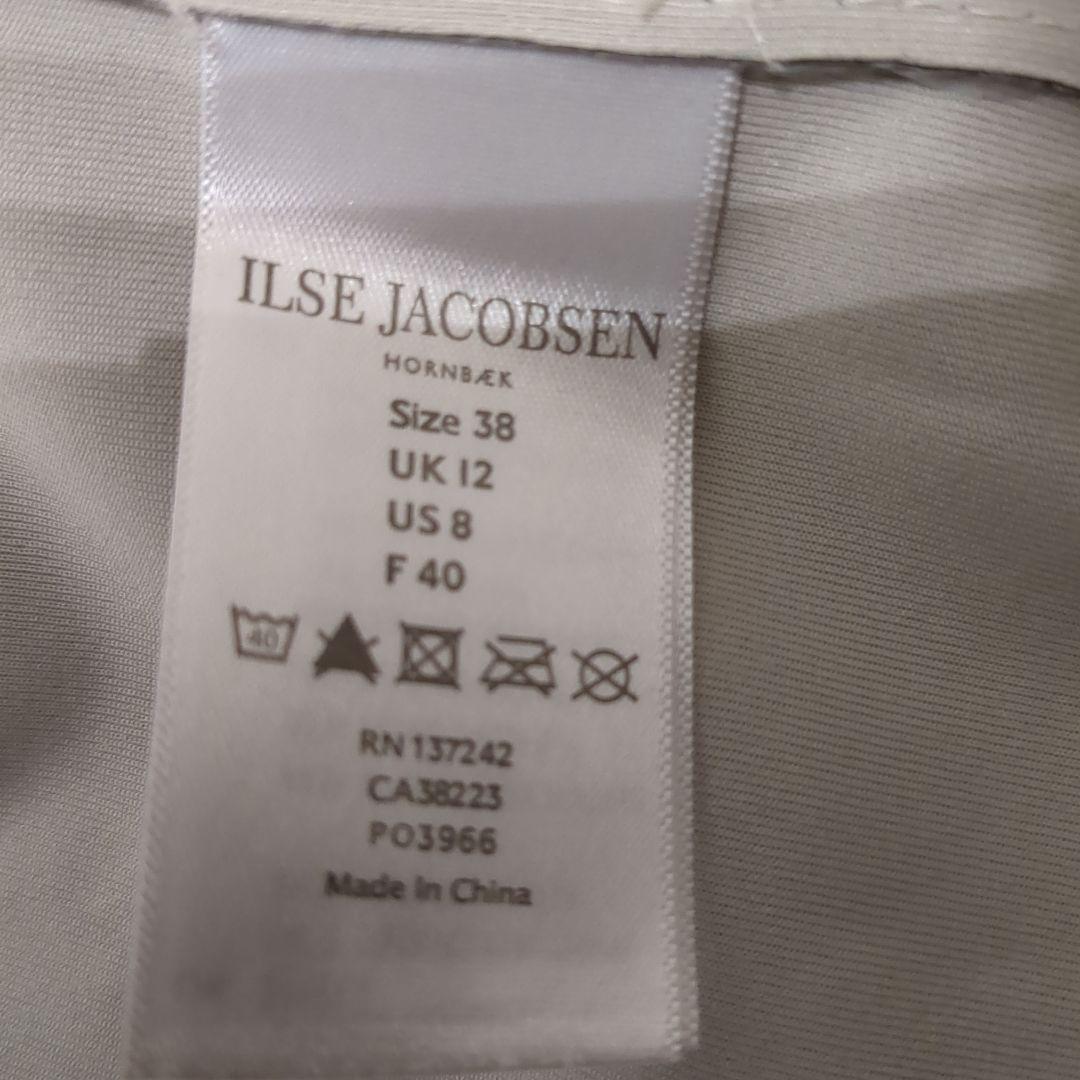 ILSE JACOBSEN ブラックレインコート38