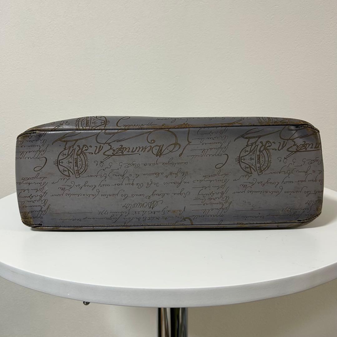 希少 BERLUTI ベルルッティ トゥジュール ミニ スクリット グレー