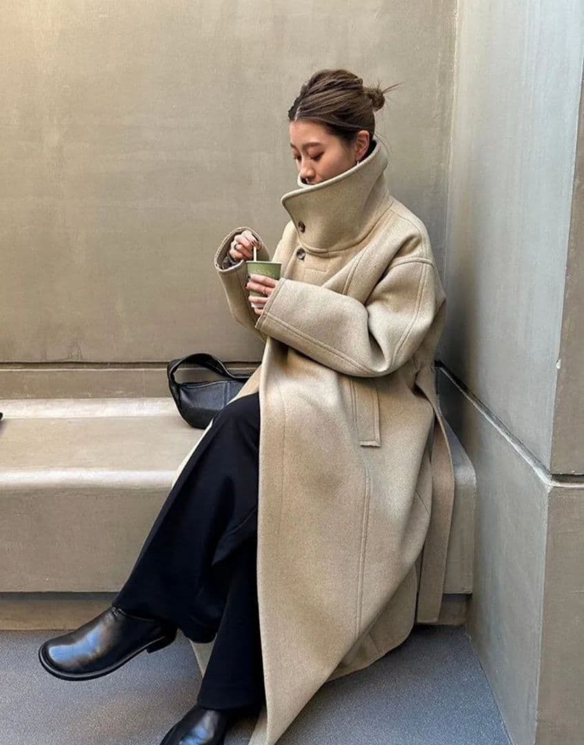 専用♡Standcollar Wool CoatBLK36(S) 新品未使用