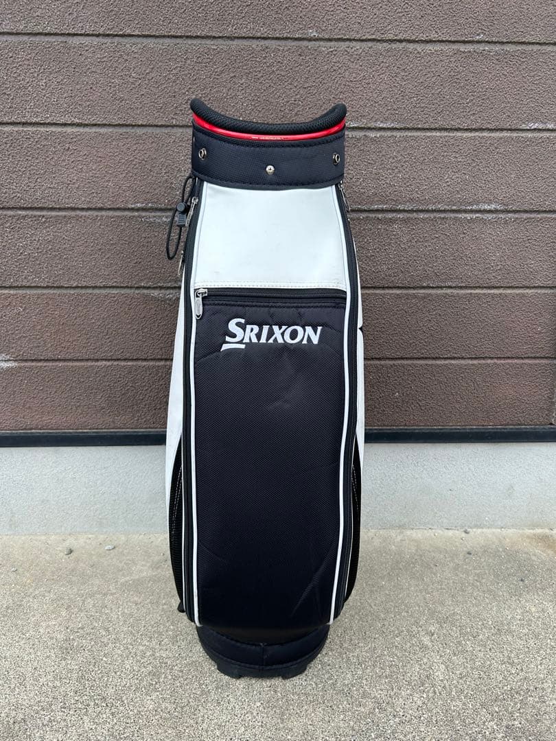 Srixon キャディバッグ 黒/白/赤